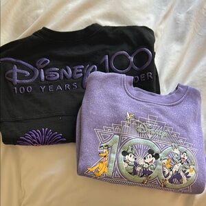 Disney Kids Purple and Black Shirts